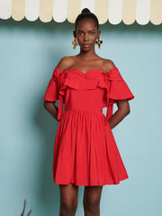 Watermelon Bow Mini Dress