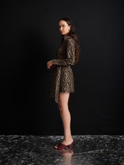 Phoebe Jacquard Mini Dress