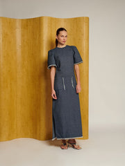 Spencer Denim Midi Dress