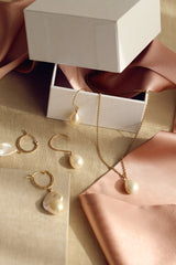 Frida Kahlo Pearl Earrings