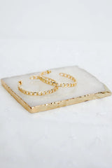 Gorgeous Glam Earrings Gold
