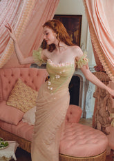 écoute Les Fleurs Tomber Dress