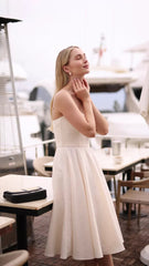 Bardot Linen Dress
