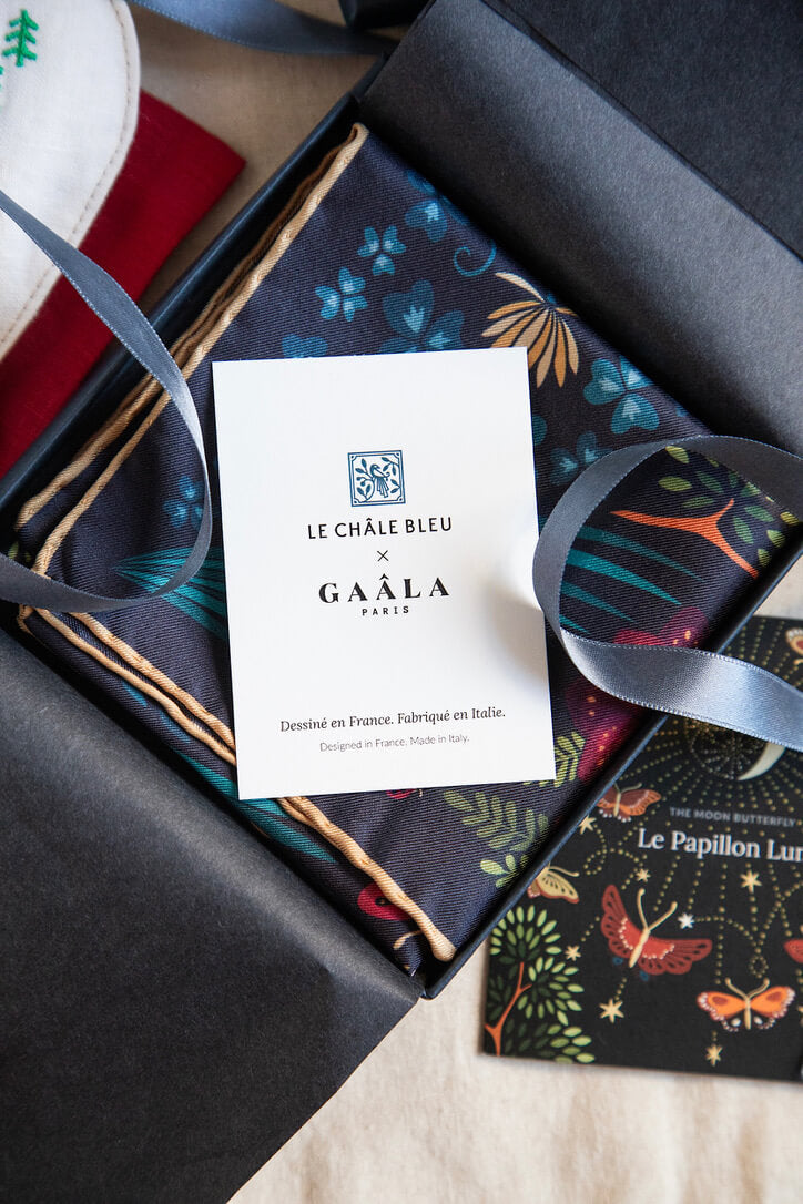 The Moon Butterfly Silk Bandana Scarf