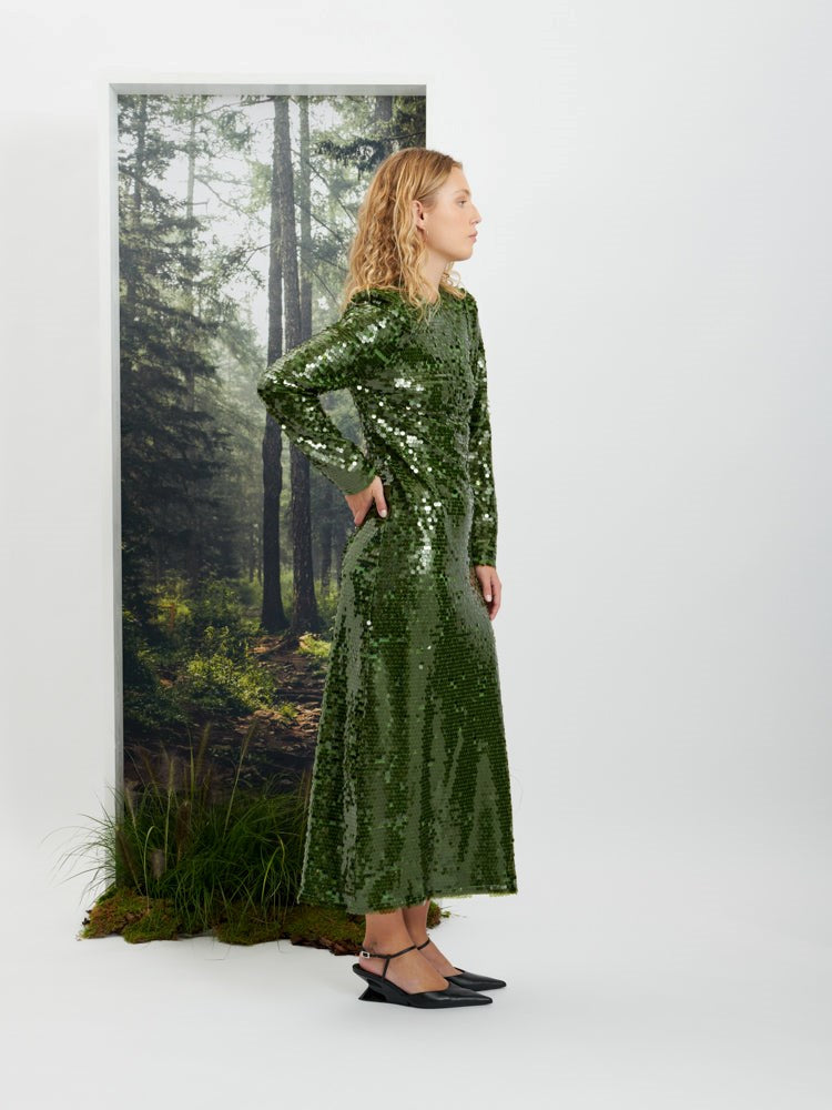 Daria Sequin Midi Dress