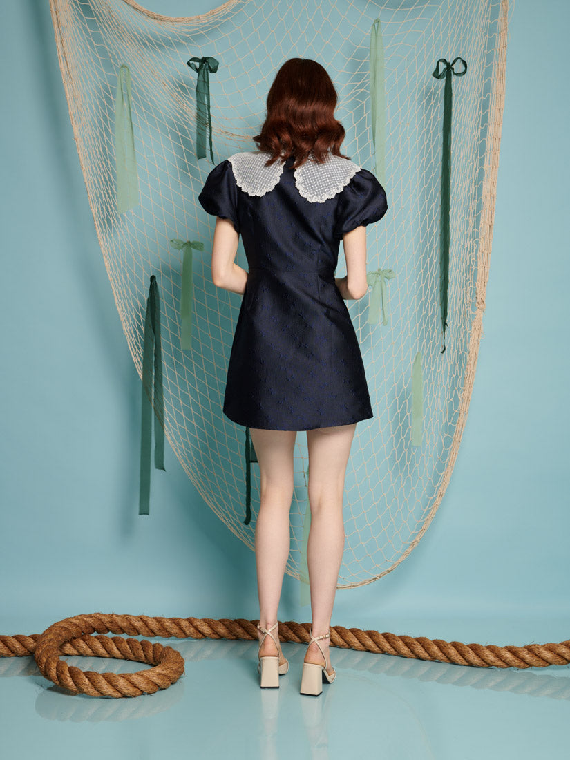 Buoy Jacquard Mini Dress