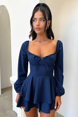 Mila Playsuit - Navy