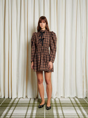 Kyla Check Mini Dress