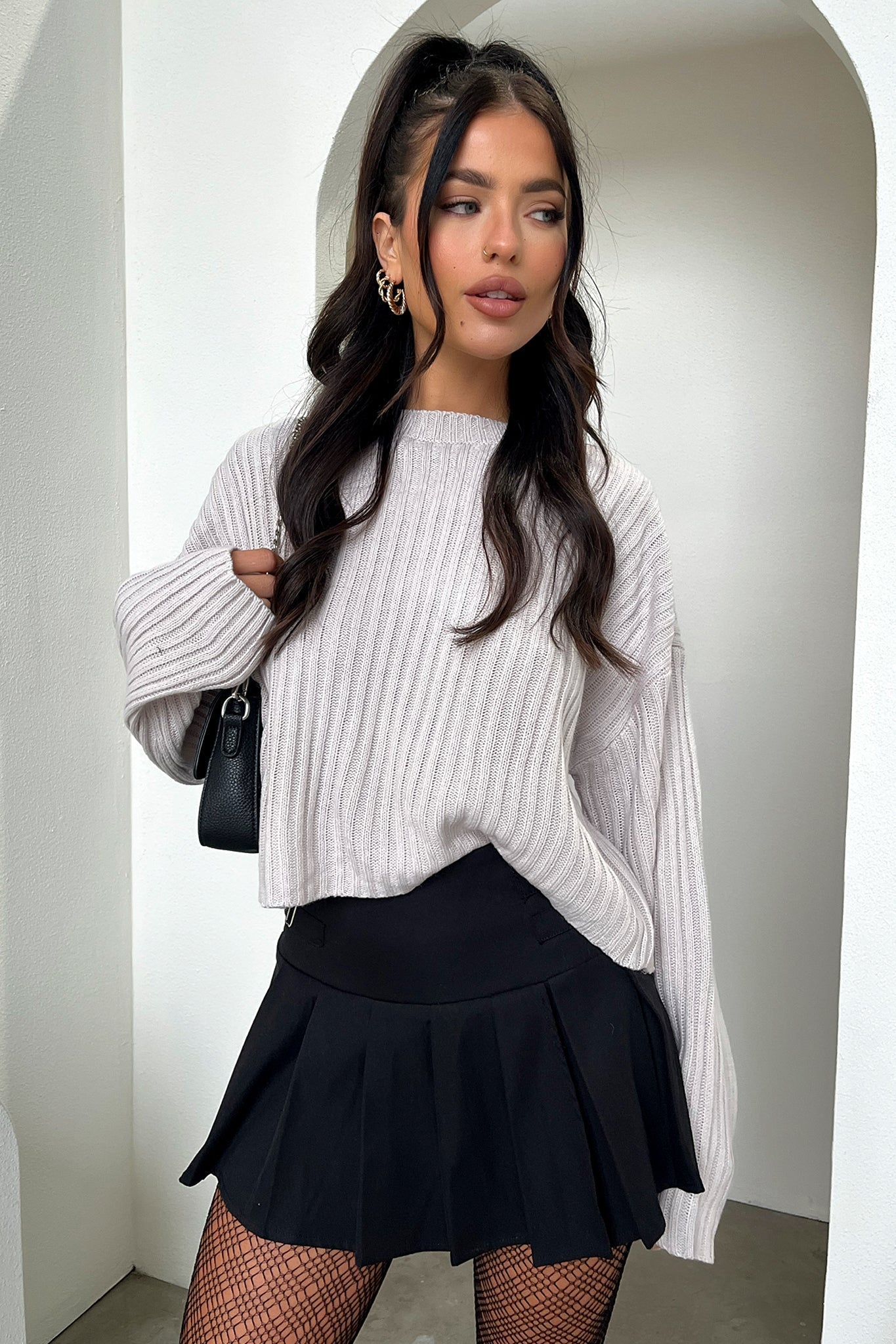 Mina Knit - Grey