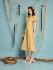 Sandy Swirl Midi Dress