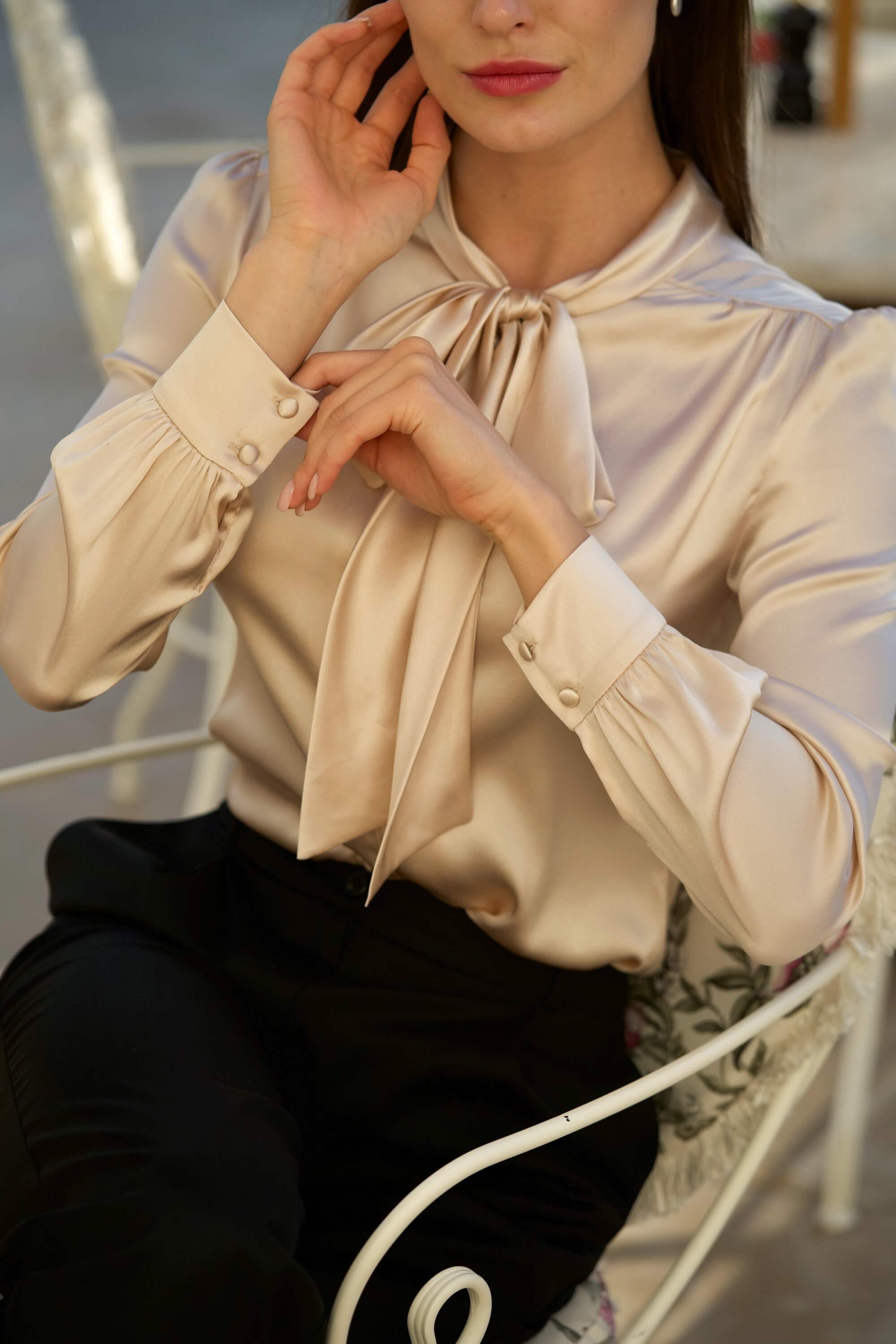 Lena Silk Blouse