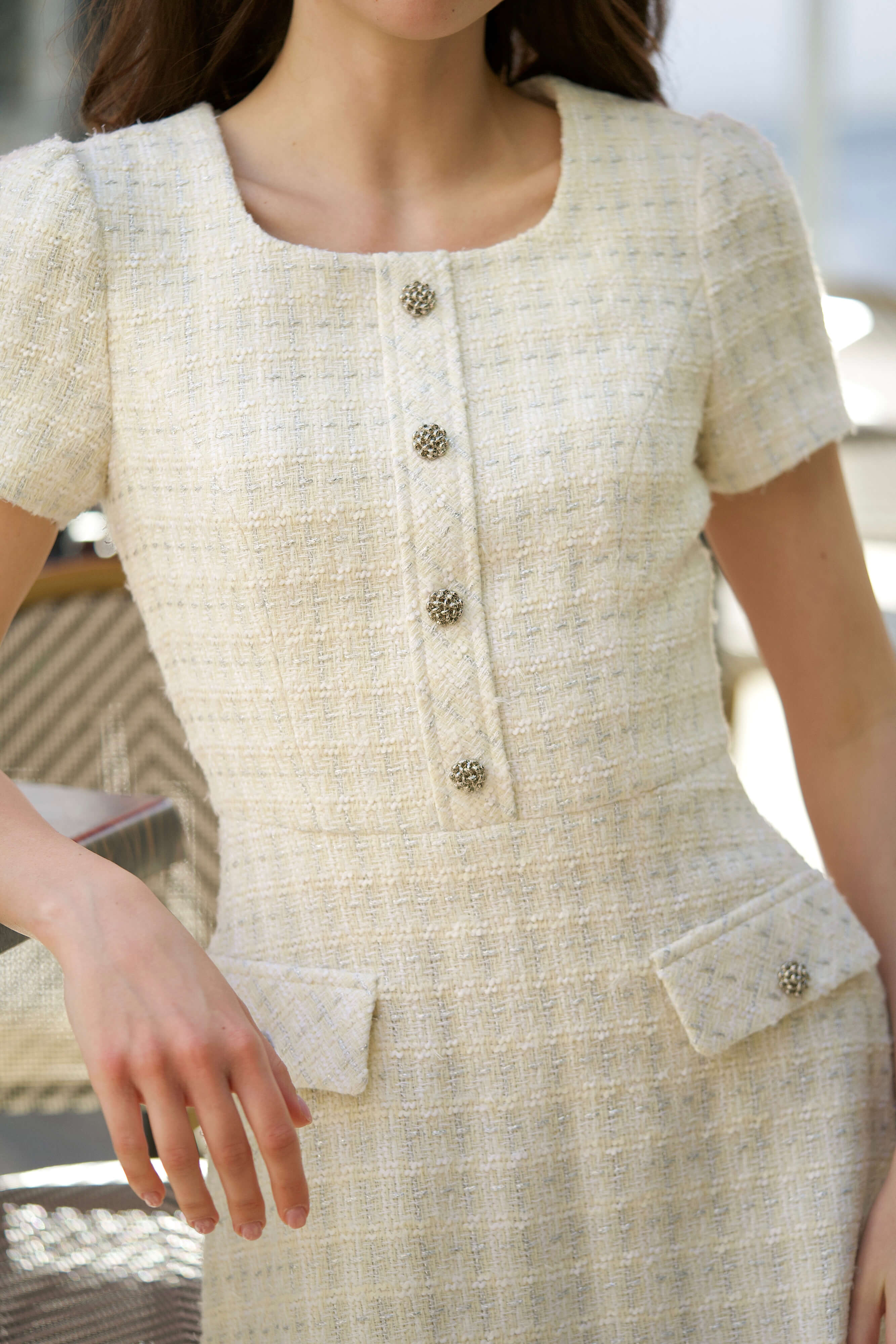 Dina Tweed Dress