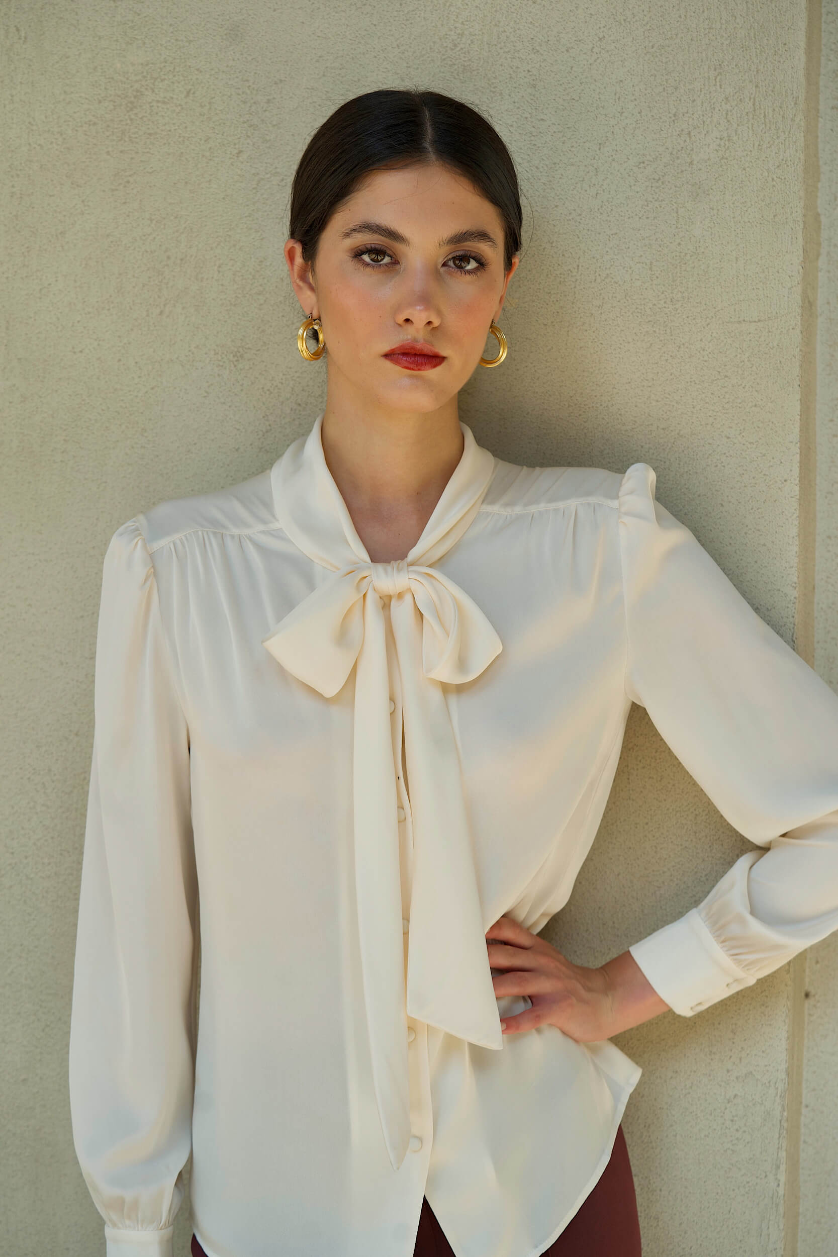 Lena Silk Blouse