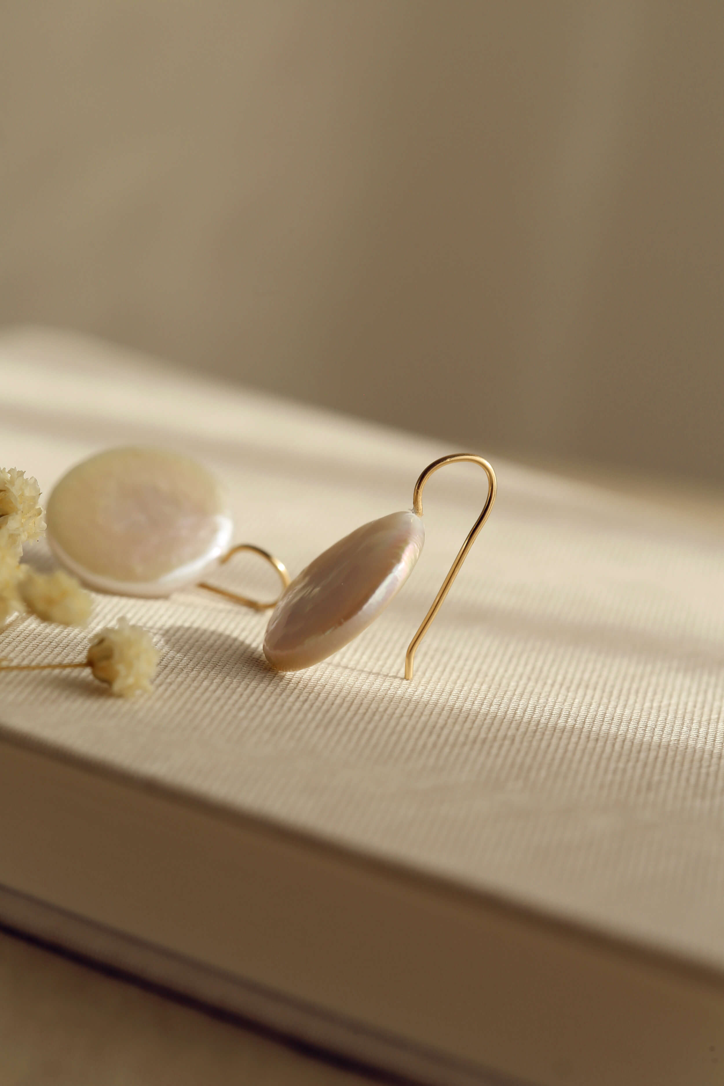 Clair de Lune Pearl Earrings