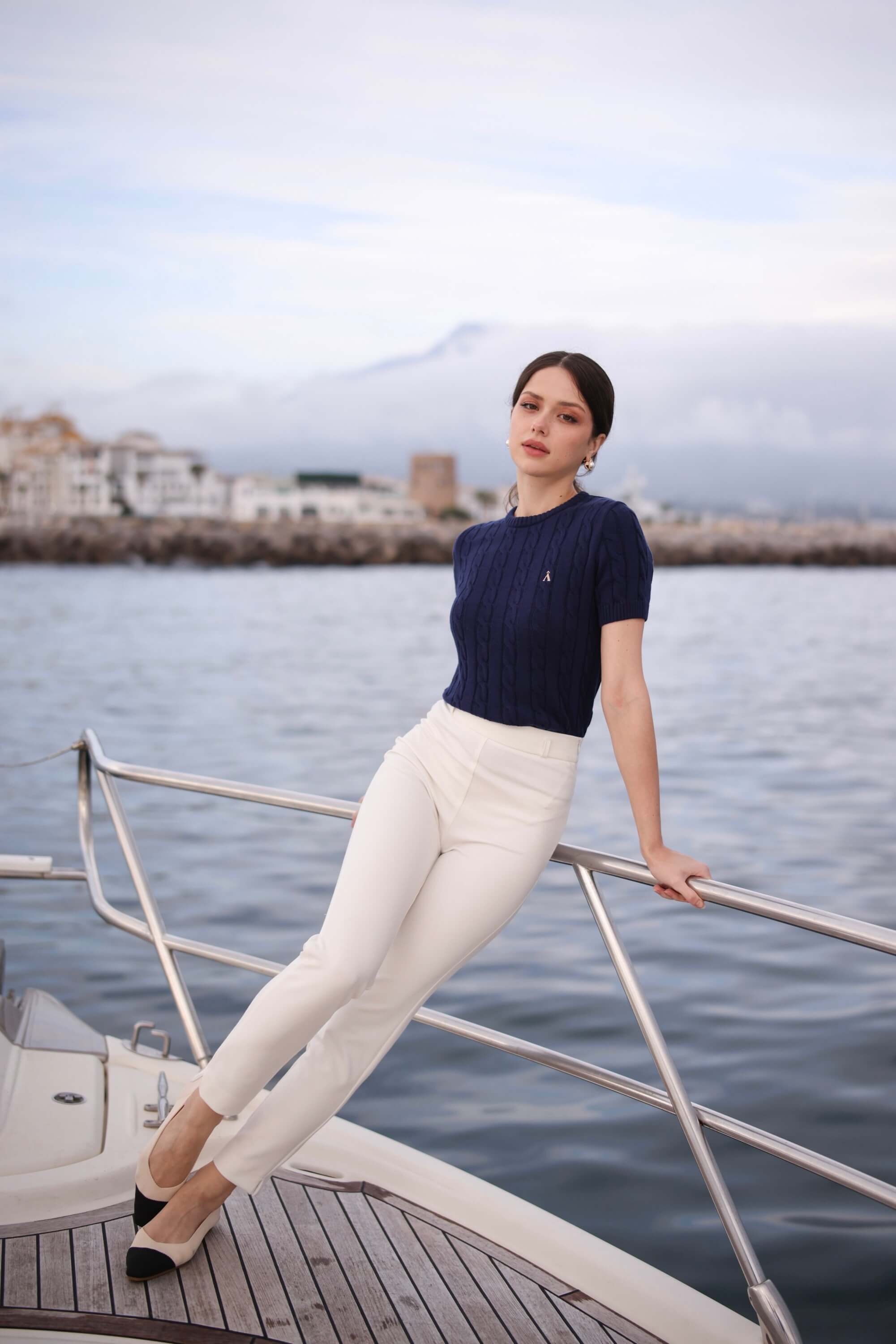 Tina Cable Knit Top