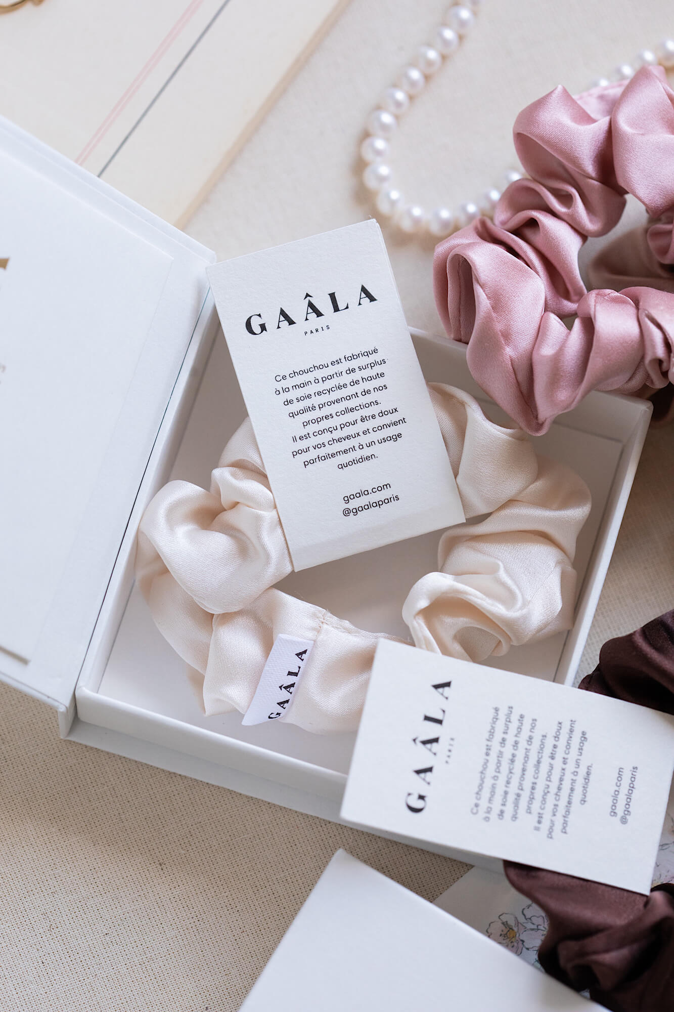 Zoe Silk Scrunchie