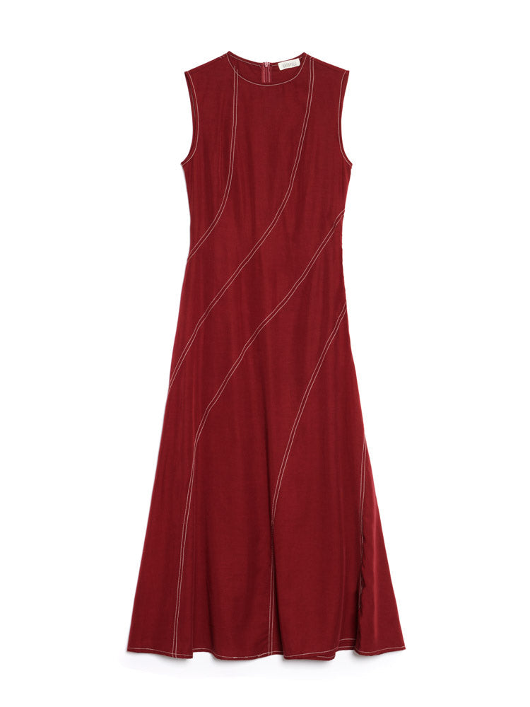 Isra Drawstring Midi Dress