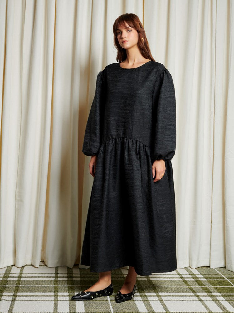 Bea Striped Midi Dress