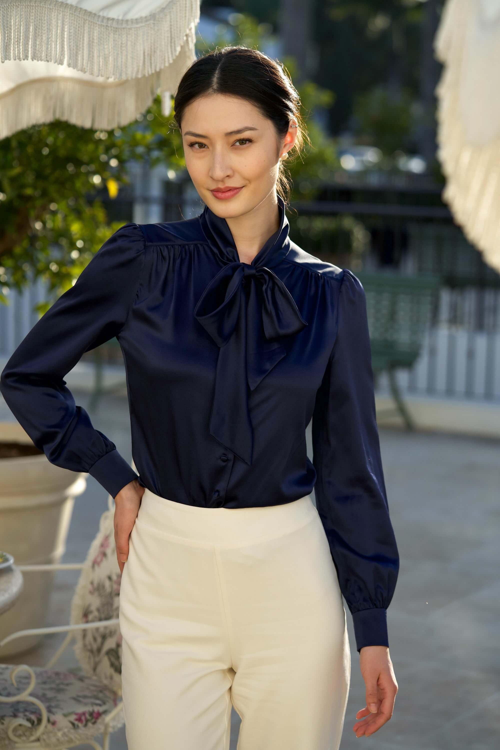 Lena Silk Blouse