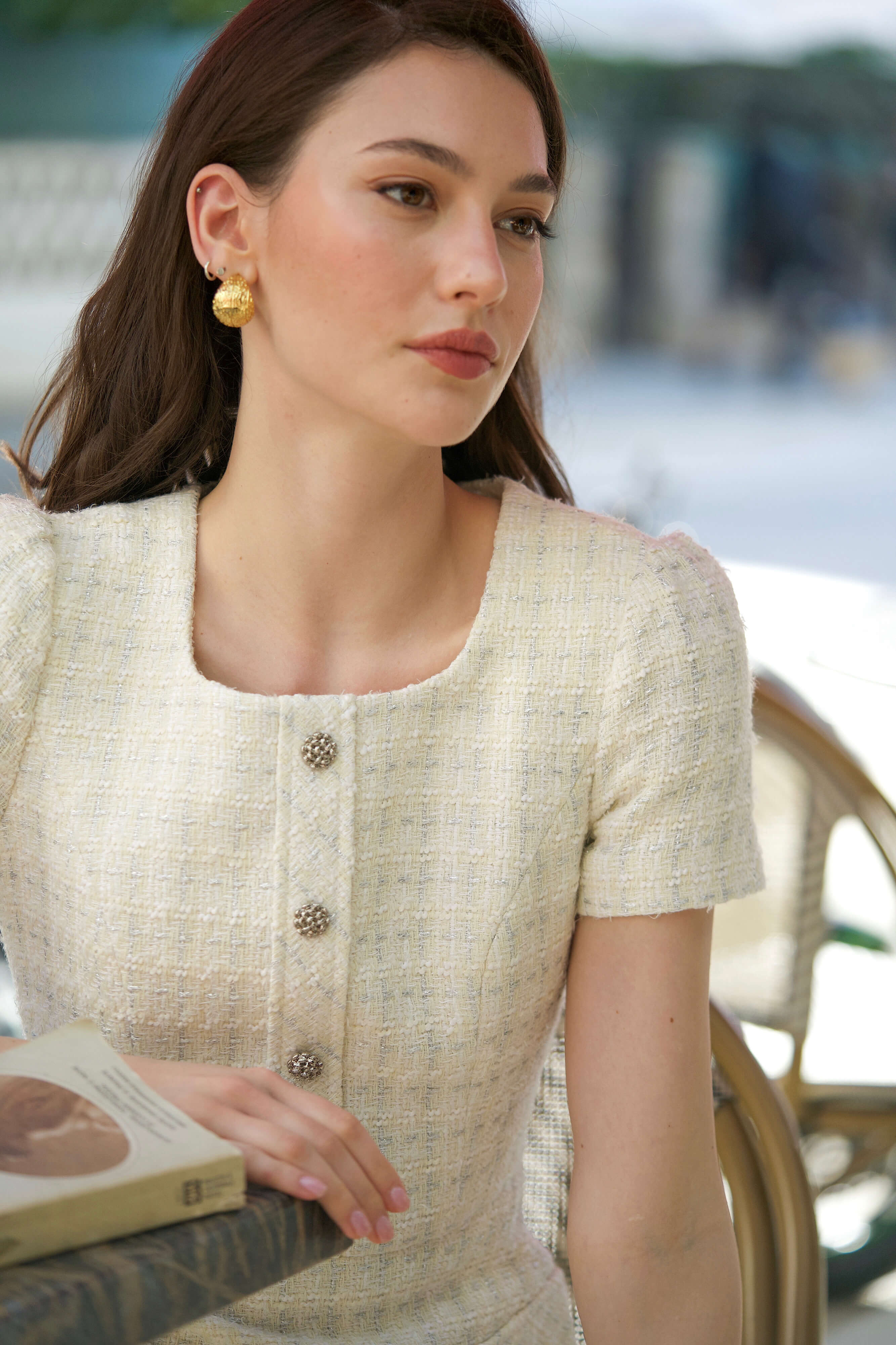Dina Tweed Dress