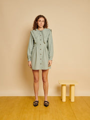 Margit Collar Mini Dress