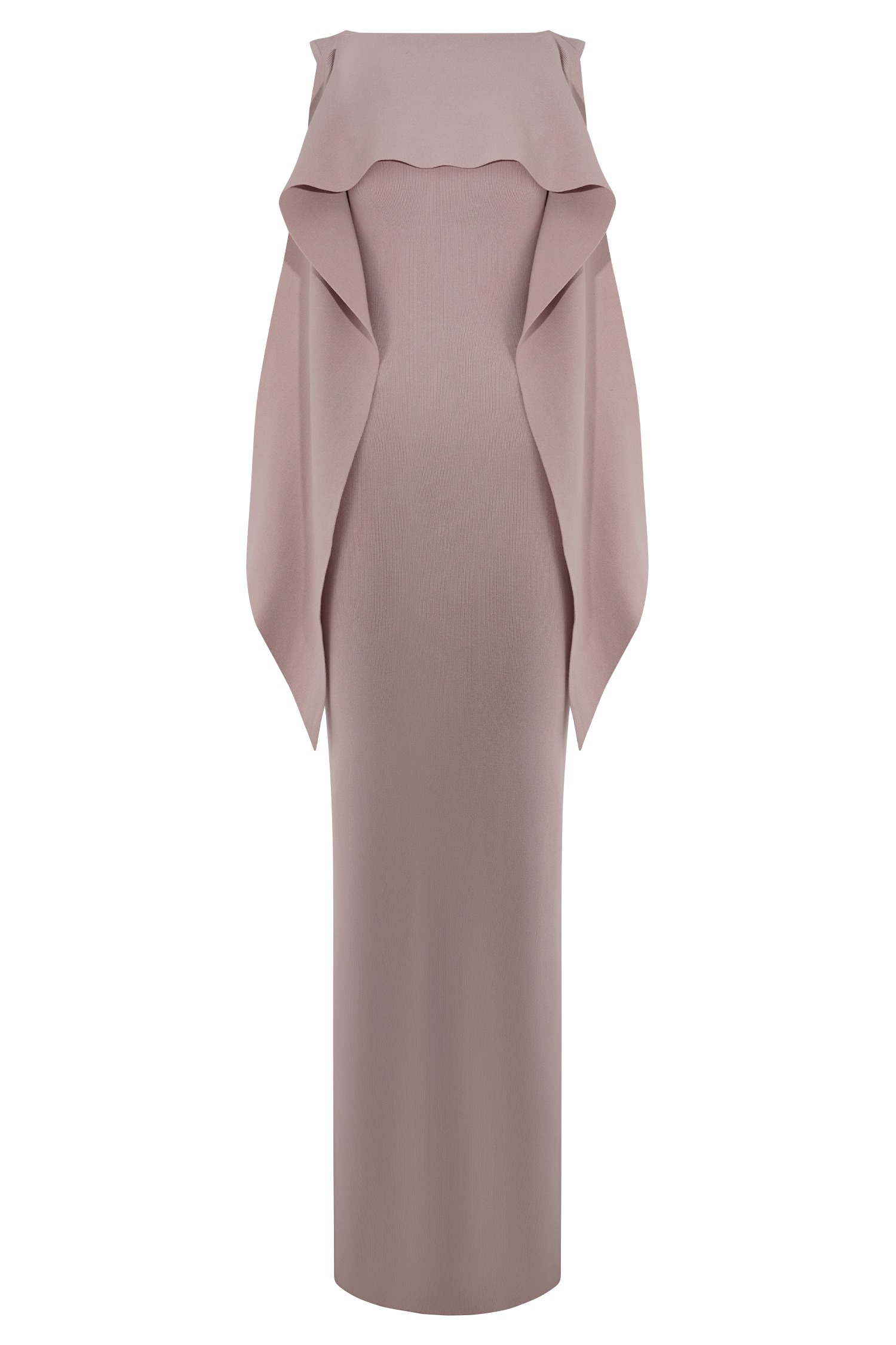 Darby Knit Scarf Maxi Dress - Pale Pink