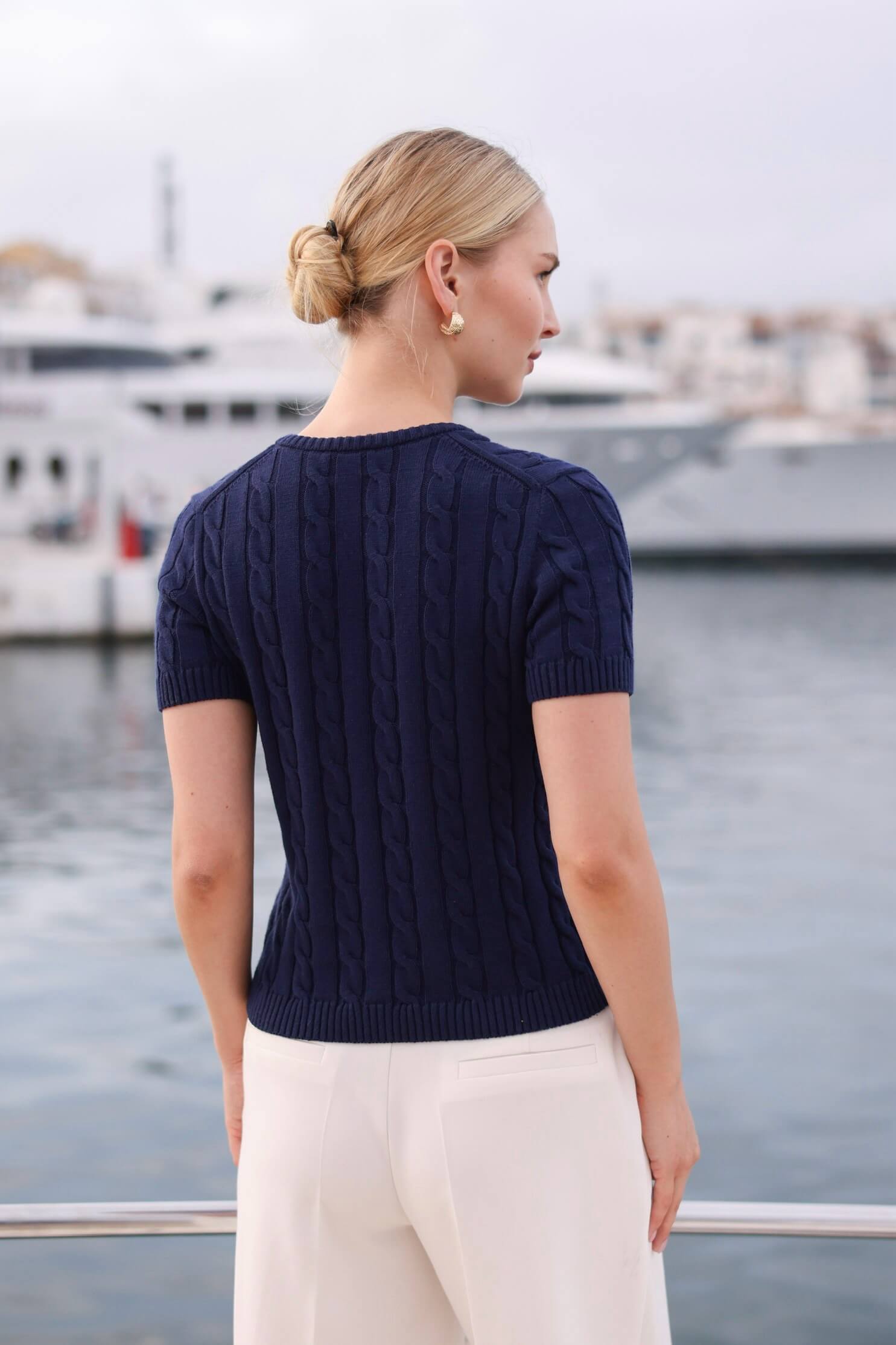 Talina Cable Knit Top