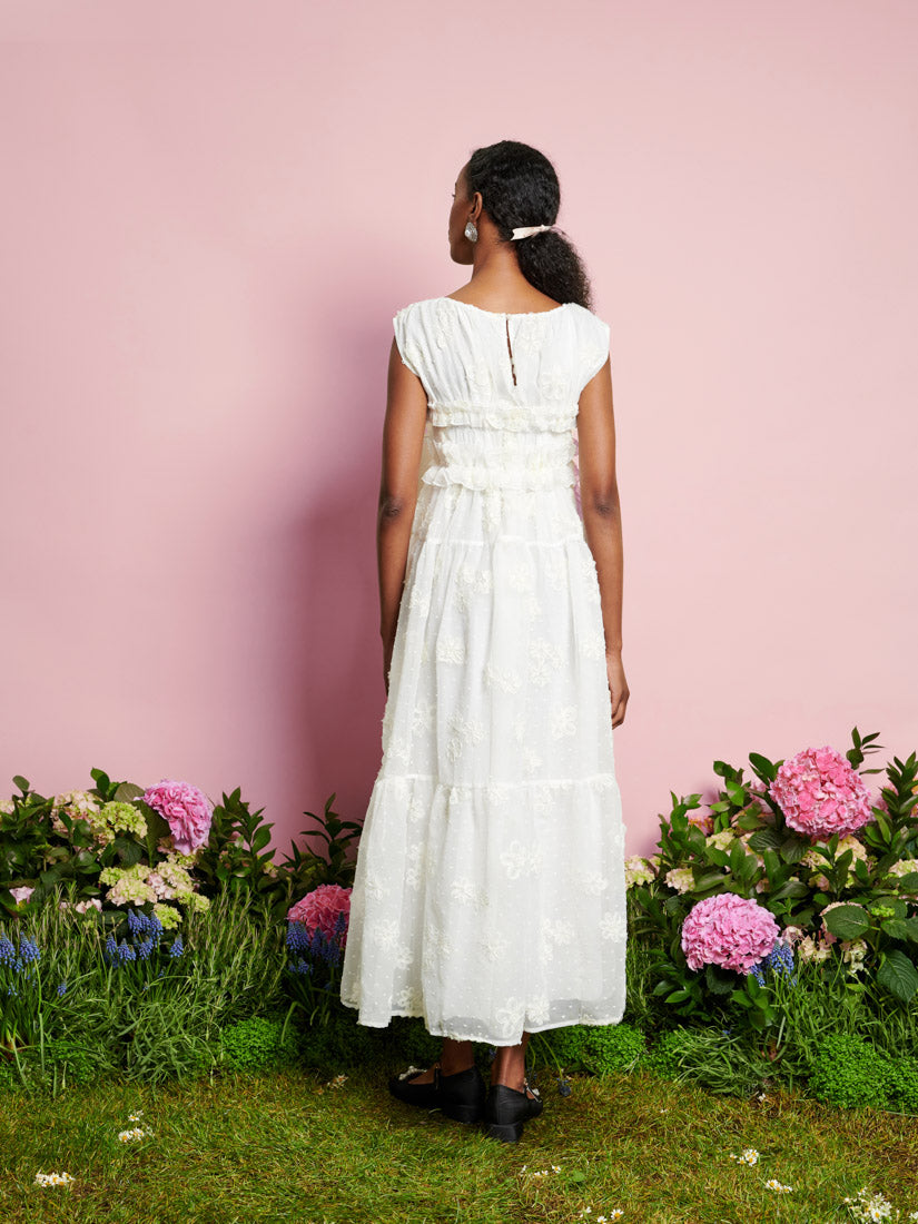 Bichon Chiffon Midi Dress