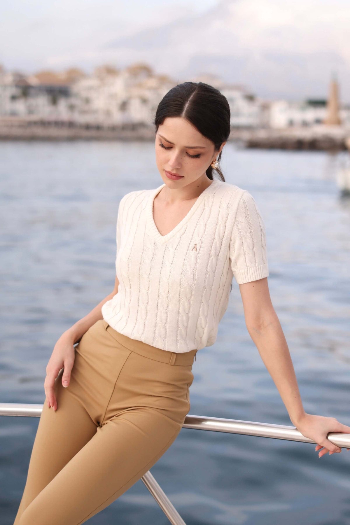 Talina Cable Knit Top