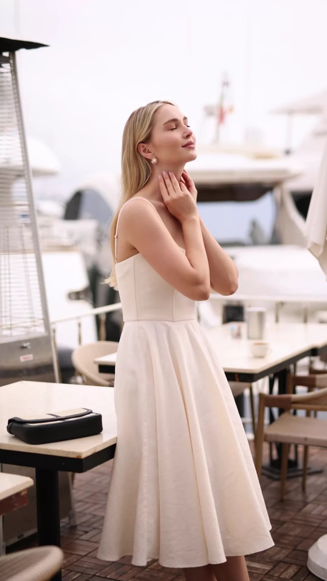 Bardot Linen Dress