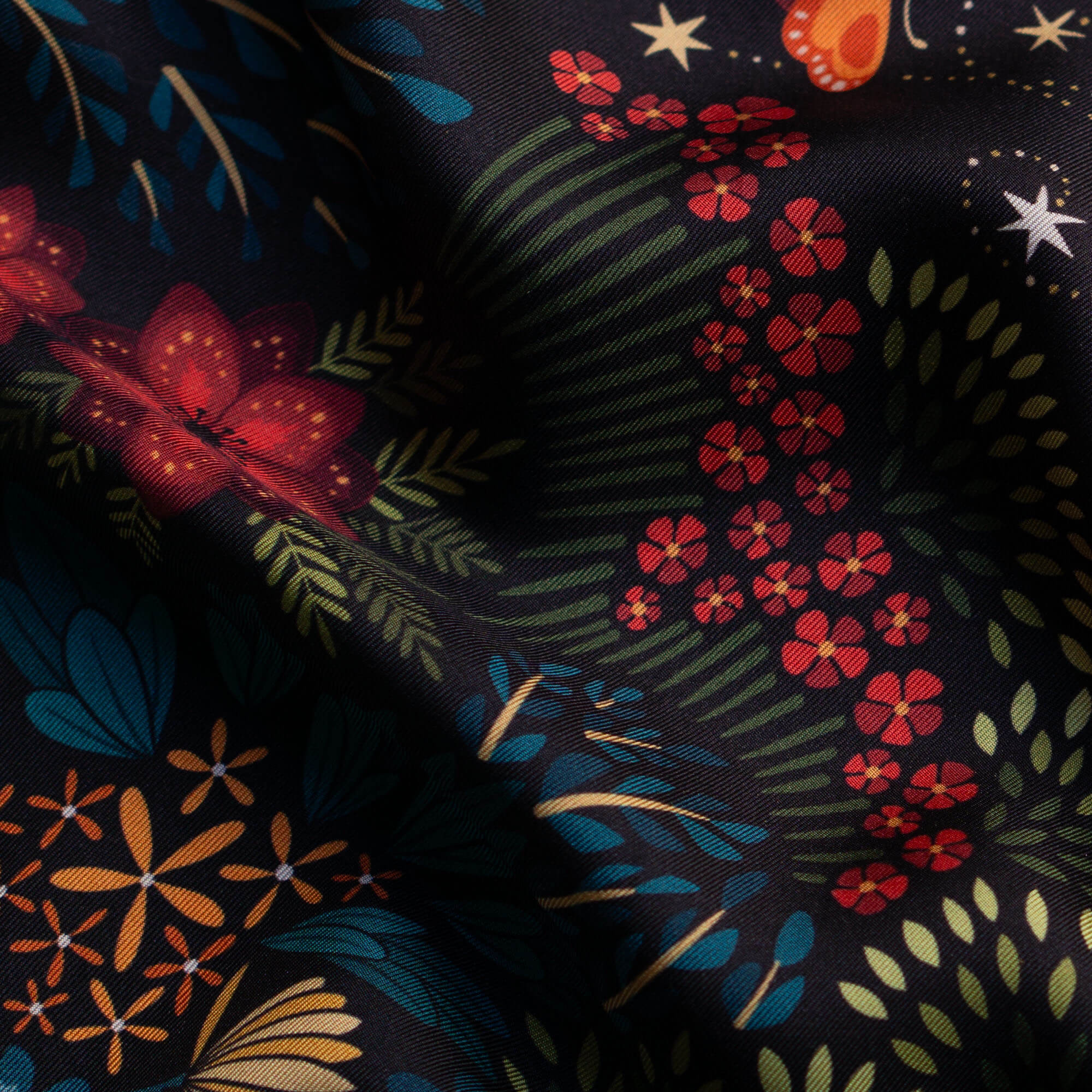 The Moon Butterfly Silk Bandana Scarf